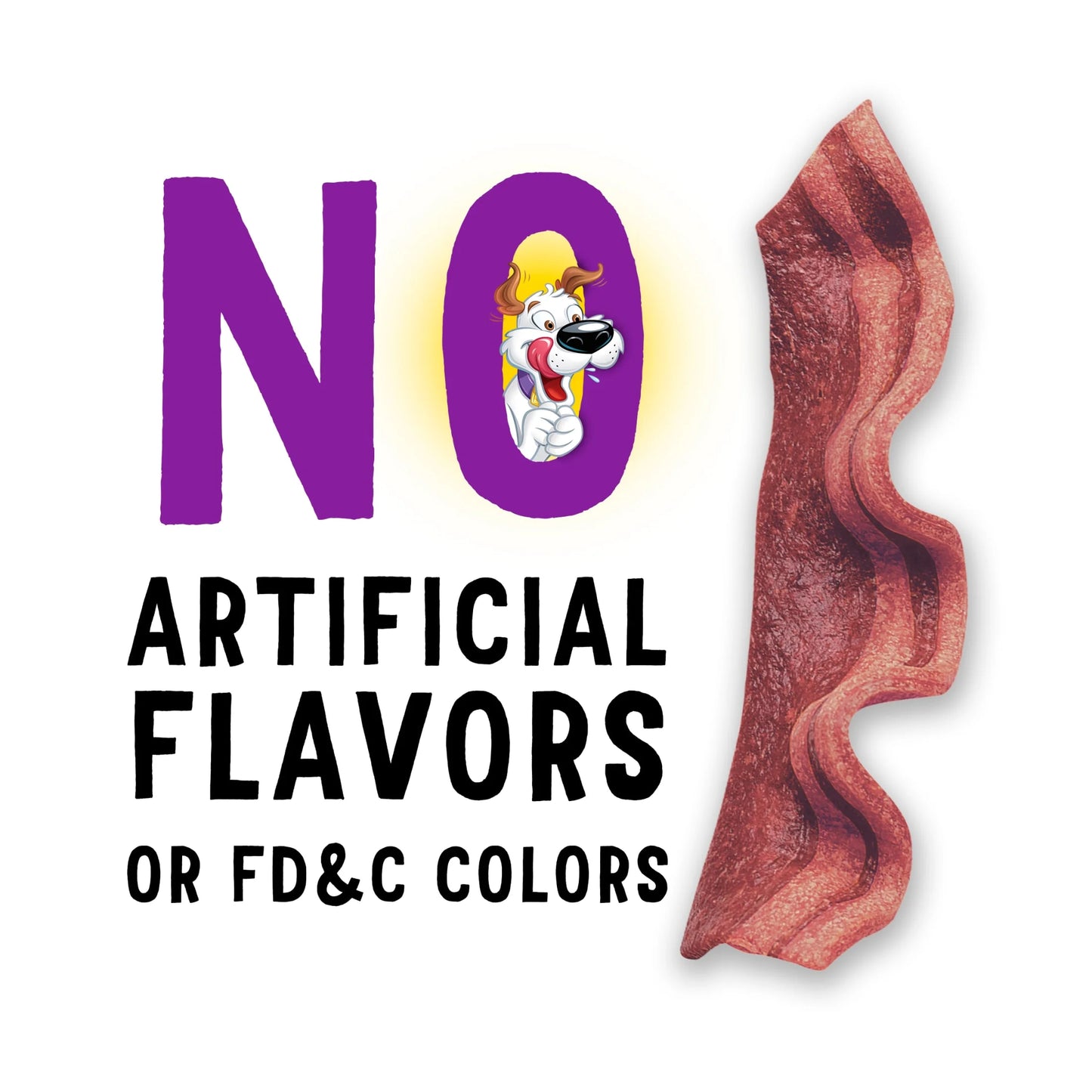 Purina  Strips Dog Treats with Real Bacon & Beef Flavors Tender Chews, 25 Oz Pouch