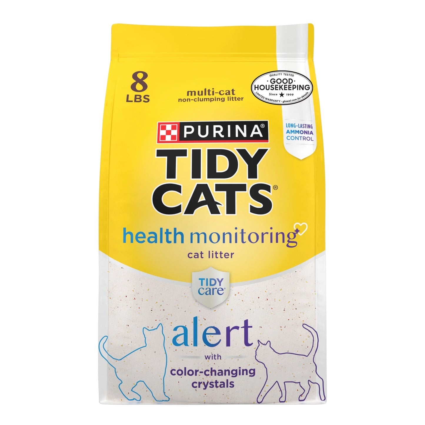 Purina  Tidy Care Alert Health Monitoring Cat Litter with Silica Crystals